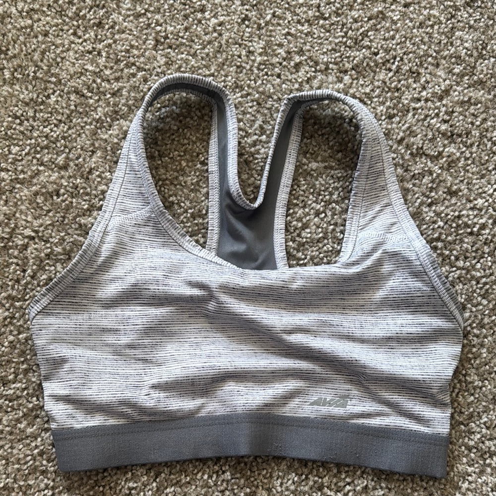 Gray Sports Bra